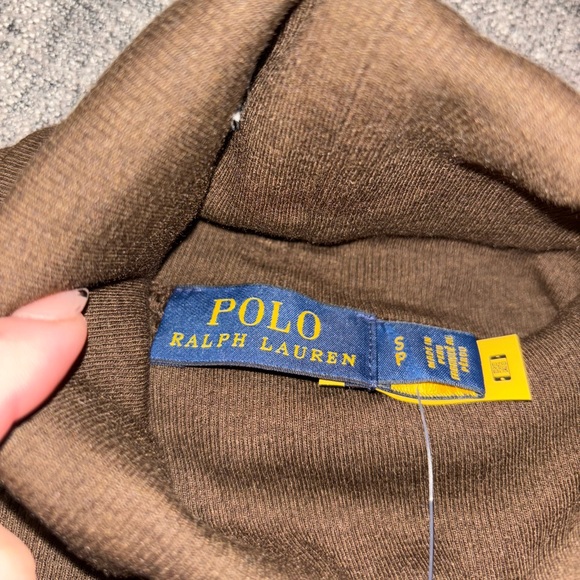 Brown Turtleneck Ralph Lauren Top - Picture 2 of 3